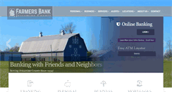 Desktop Screenshot of myfarmersbank.net