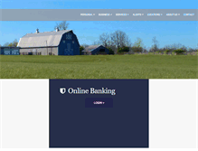 Tablet Screenshot of myfarmersbank.net